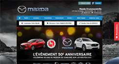 Desktop Screenshot of mazdadrummondville.com